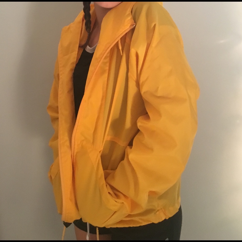 Yellow wind breaker
